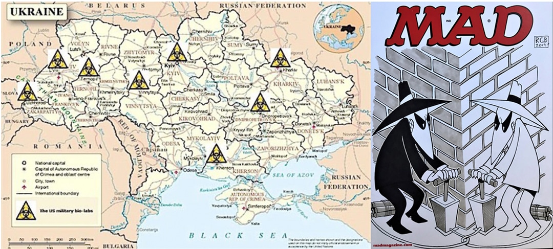 Russian invasion of Ukraine justified if it were for biodefense?