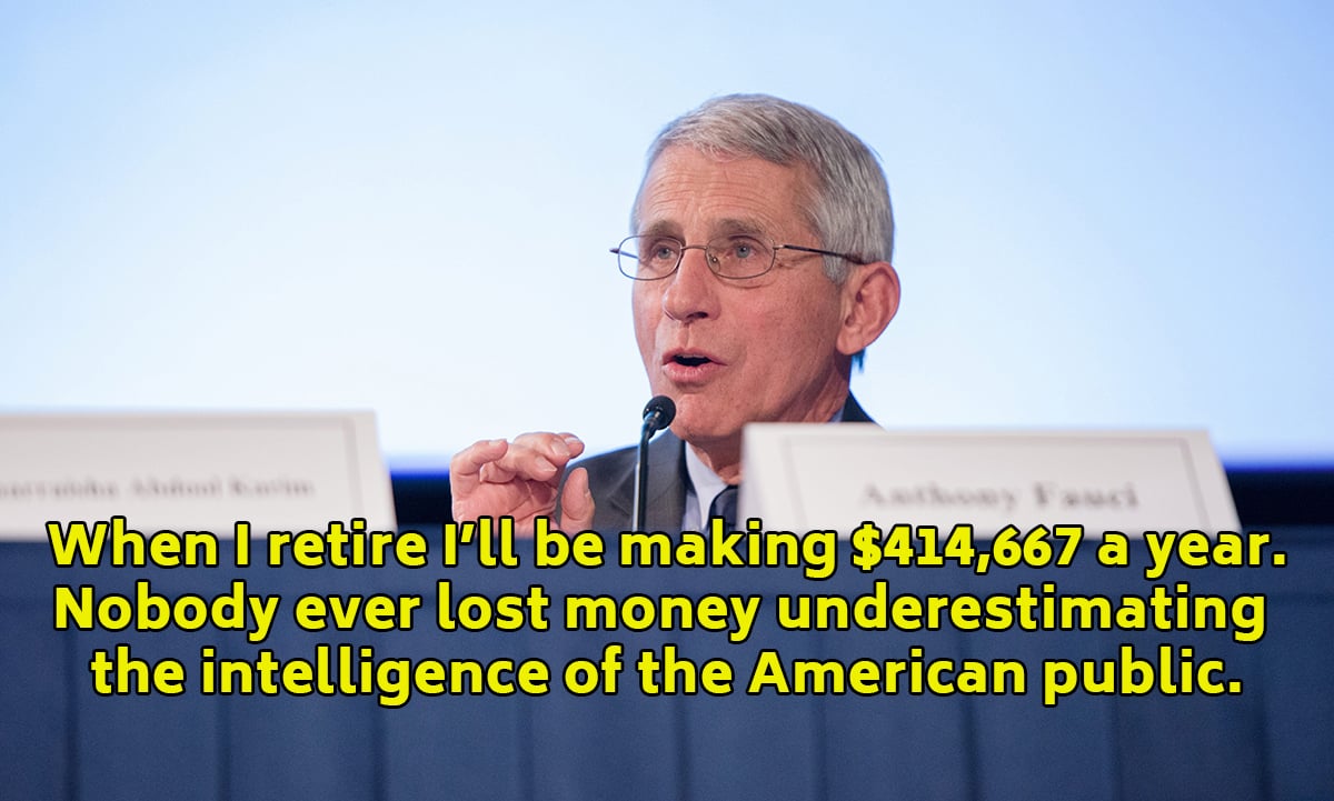 Fauci’s Net Worth Soared To $12.6+ Million During Pandemic