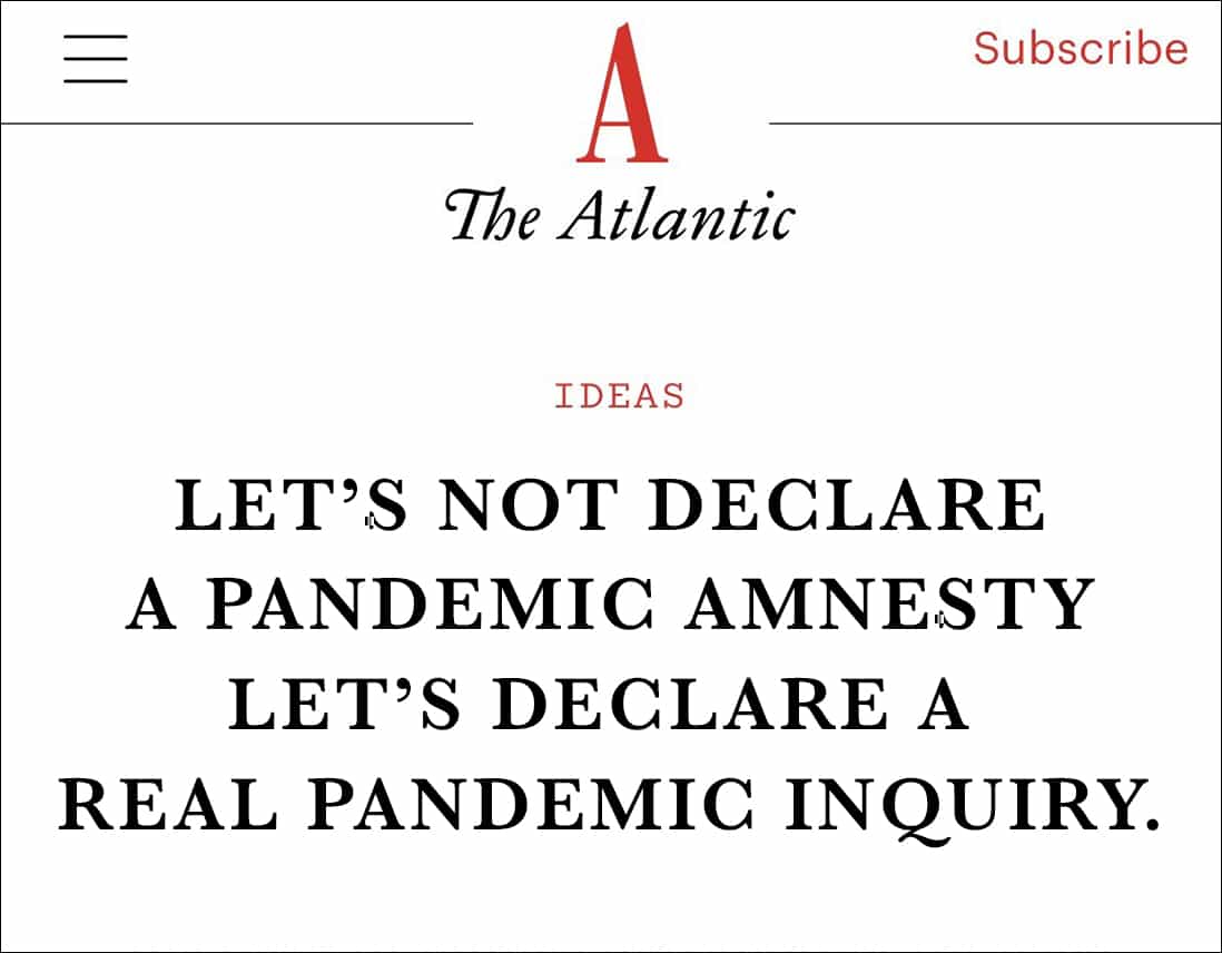 “Let’s Declare a Pandemic Amnesty”—Not